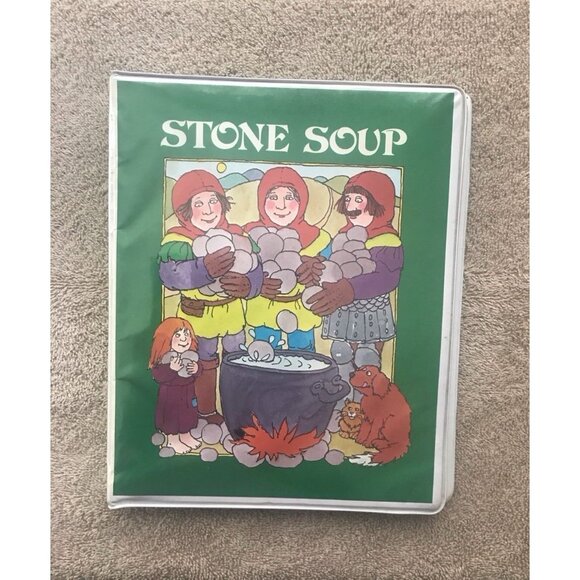 Vintage Troll Associates 1981 Audio Cassette and Stone Soup Book - Picture 1 of 12